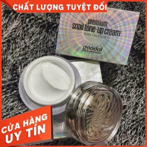 [Dùng Là Mê] Kem dưỡng trắng da - Kem trắng da nâng tone Ốc Sên Goodal Premium Snail Tone-Up Cream Hàn Quốc 30ml