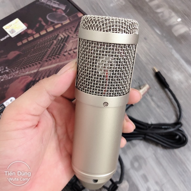 Mic thu âm AQTA BM900 II dùng cho tất cả các Sound card dòng mic nguồn 5V