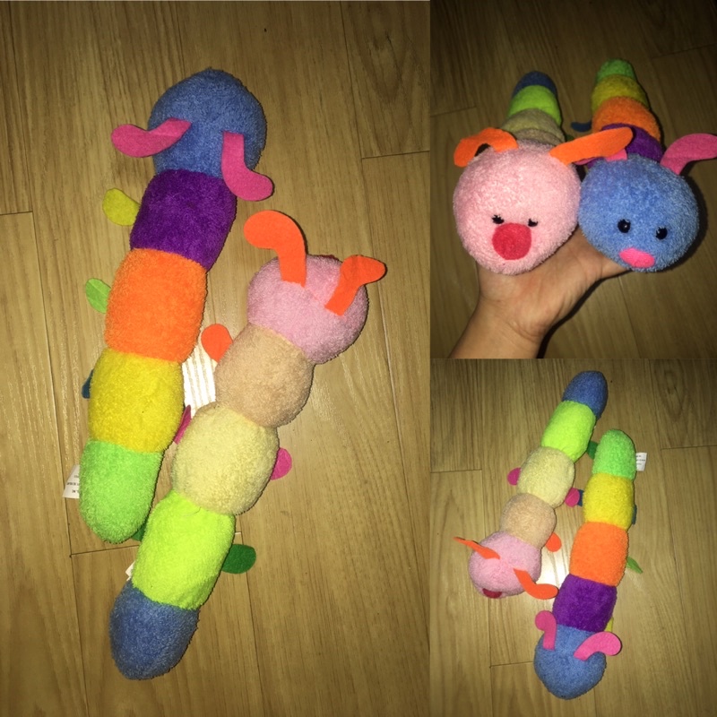 TB1  Sâu nhồi bông leng keng cho bé