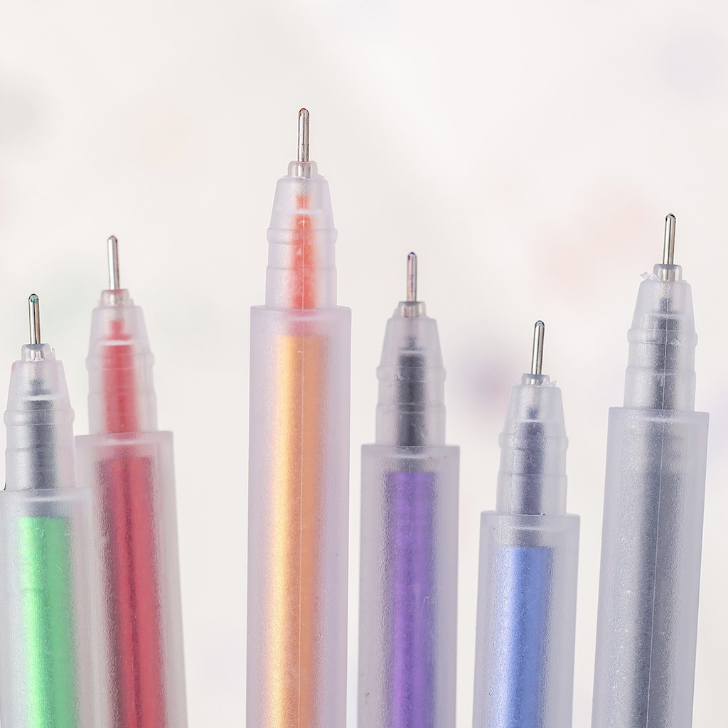 Bút gel màu mờ ngòi 0.5mm nhiều màu tùy chọn