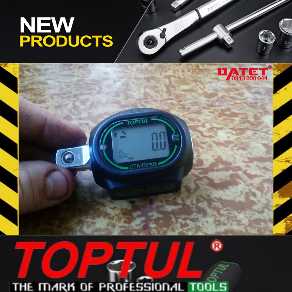 Đồng hồ đo góc và lực xiết Toptul DTA-200N