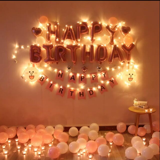 Set bóng bay trang trí sinh nhật n21