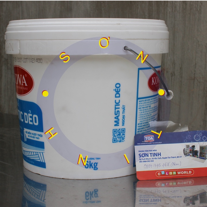 Trét dẻo NGOẠI THẤT KOVA 6KG