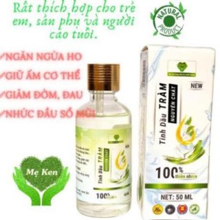 TINH DẦU TRÀM-Tinh dầu nguyên chất MẸ KEN ngăn ngừa ho, giữ ấm cơ thể