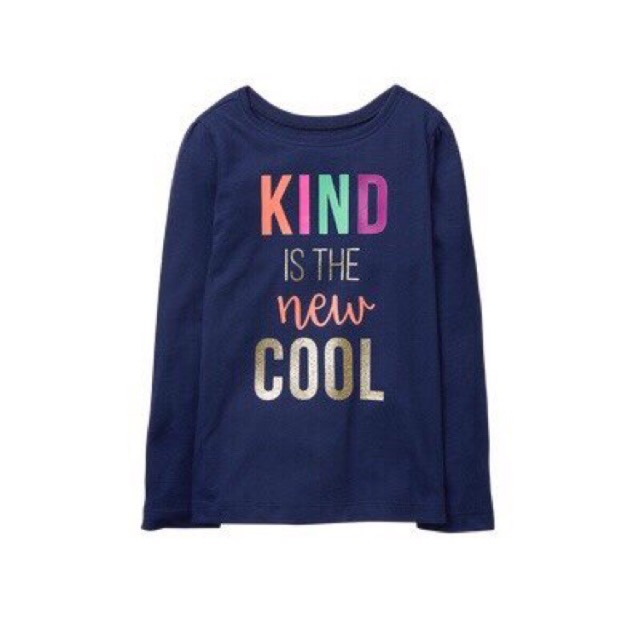 Áo thun tay dài bé gái Crazy 8 VNXK (chỉ còn size 4t 13-15kg)