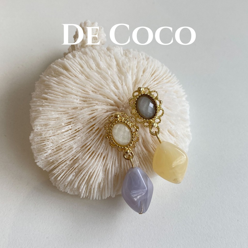 [Mã FASTGRET4 giảm 10% đơn 99K] Bông tai vintage Nina decoco.accessories