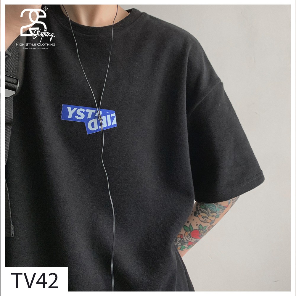 Áo Unisex Nam Form Rộng Oversize Tay Lỡ Oversize 2s Clothing Áo Thun Nam Unisex Cổ Tròn StreetWear Giá Rẻ Hàn Quốc TV42 | BigBuy360 - bigbuy360.vn
