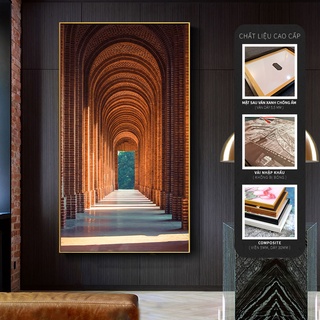 Tranh Canvas Trừu Tượng khổ dọc