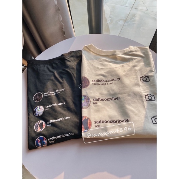 Áo thun nam nữ sad boiz sadtagram, Áo thun tay lỡ form rộng Sadboiz Sadtagram chất cotton co dãn thêu logo mặt mếu.