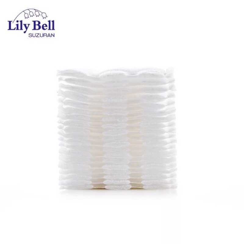 Bông tẩy trang Lily Bell vỏ xanh Extra Thin 240 miếng LBE24