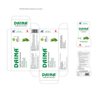 Combo 03 chai Nước rửa phụ khoa Daina 120ml