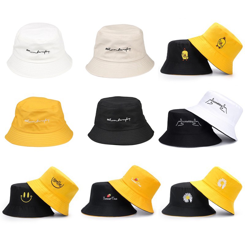 Mũ Xô Thêu Chữ Phong Cách Cá Tính Hợp Thời Trang