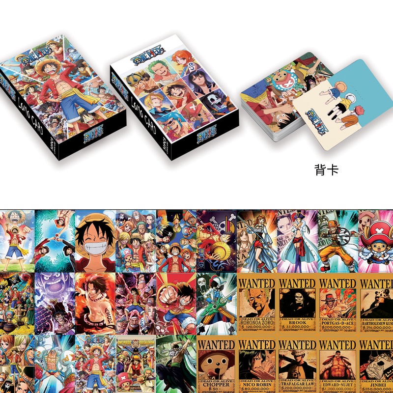 Thẻ Ảnh Lomo Hai Mặt In Hình Anime ONE PIECE