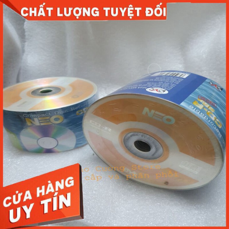 Bộ 50 đĩa Cd-R Neo Lưu trữ dữ liệu Hình Ảnh Phim Clip VCD- Ghi chép nhạc Chất Lượng Cao 700mb