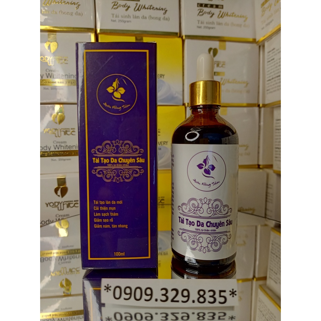 TÁI TẠO DA ĐƠN HỒNG SÂM 100 ML - SẠCH MỤN THÂM NÁM TÀN NHANG