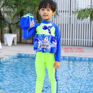 Áo phao bơi trợ nổi cho bé ( kèm mũ )