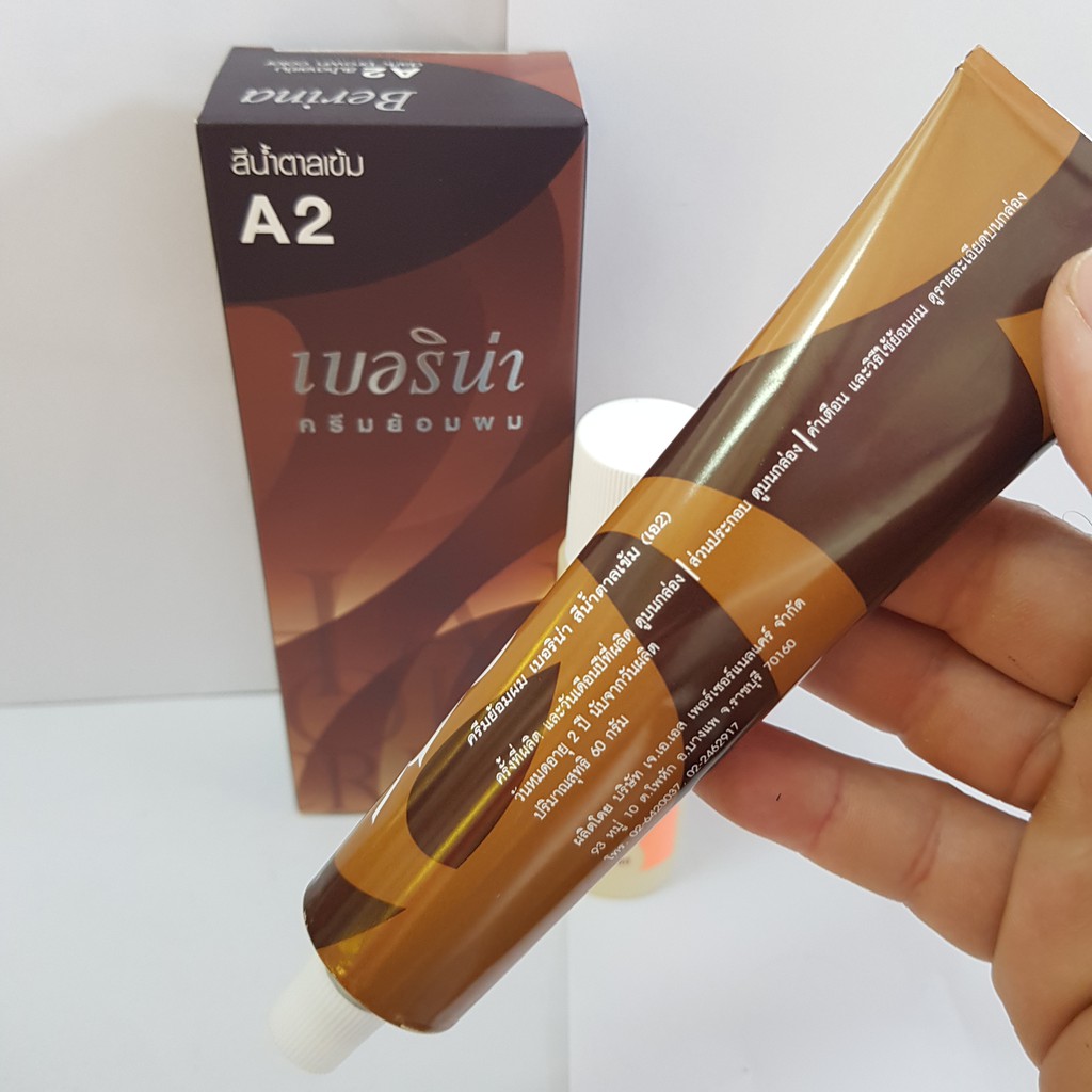 Thuốc Nhuộm Tóc Berina A1,A2 Thái Lan 60ml