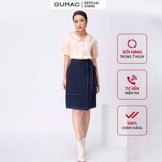 Chân váy thắt đai gumac va11274
