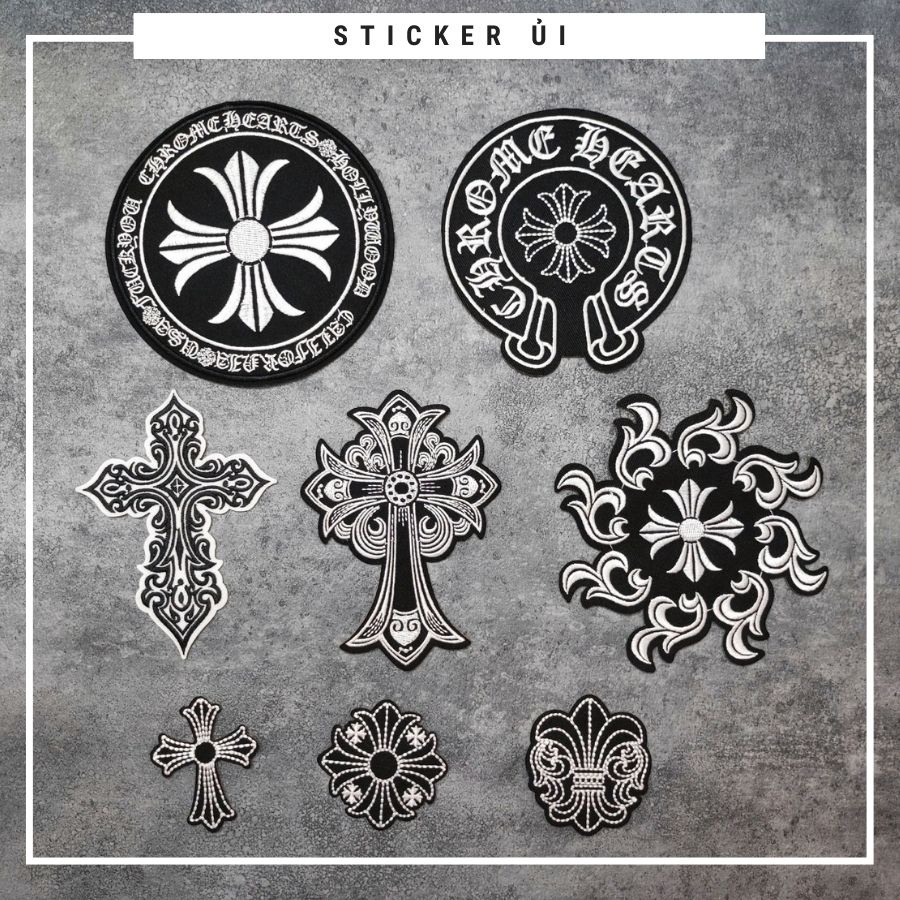 Sticker ủi áo cao cấp dùng làm Miếng vá quần áo, CÓ SẴN LỚP KEO NÊN BẠN CHỈ CẦN DÙNG BÀN ỦI ĐỂ ỦI LÀ DÍNH !