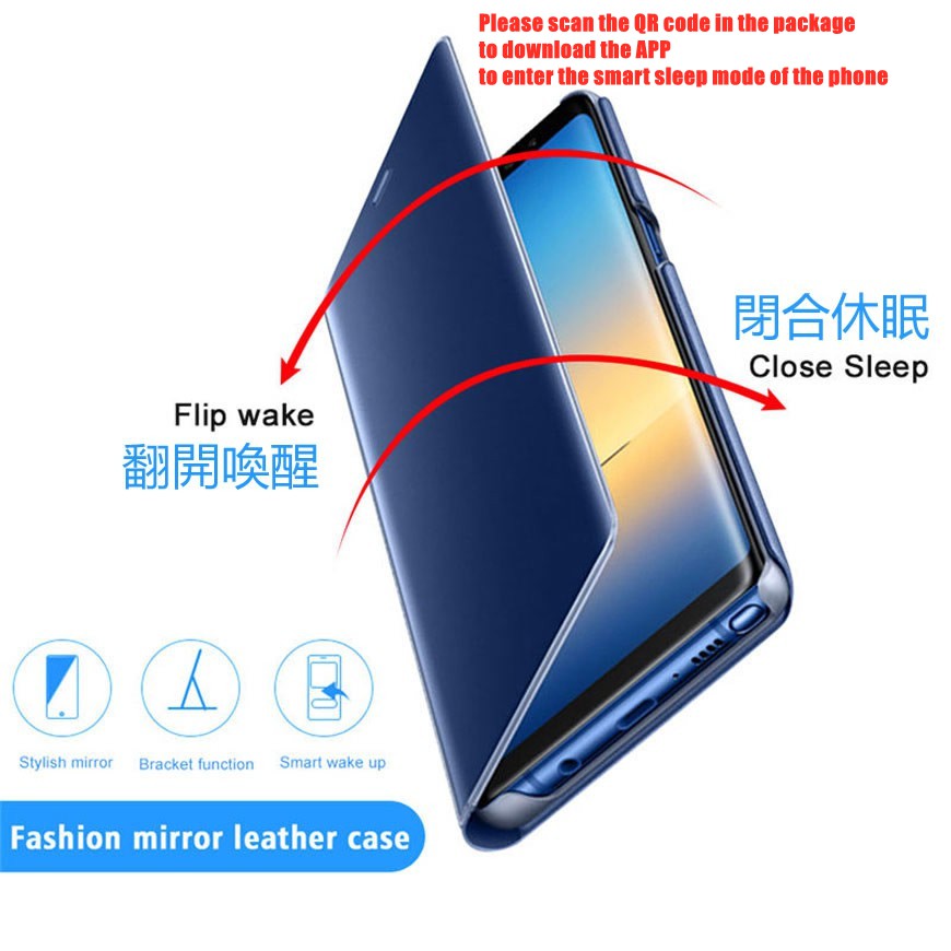 Bao Da Tráng Gương Thời Trang Cho Samsung Galaxy A5 A8 Plus A9 Pro Star A8S A8Plus 2018 2019 A9Pro 2016