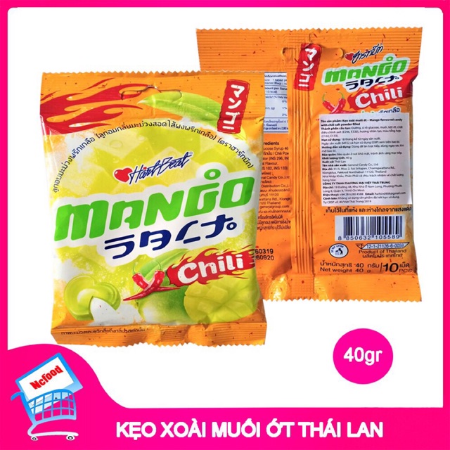 Kẹo Xoài Muối Ớt Thái Lan