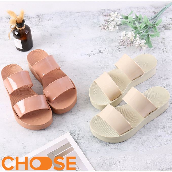 Giày Nữ Dép Cao Su Nữ Choose Chống Thấm Nước Cho Mùa Mưa HOT Nhất Hiện Nay Tăng Chiều Cao | BigBuy360 - bigbuy360.vn