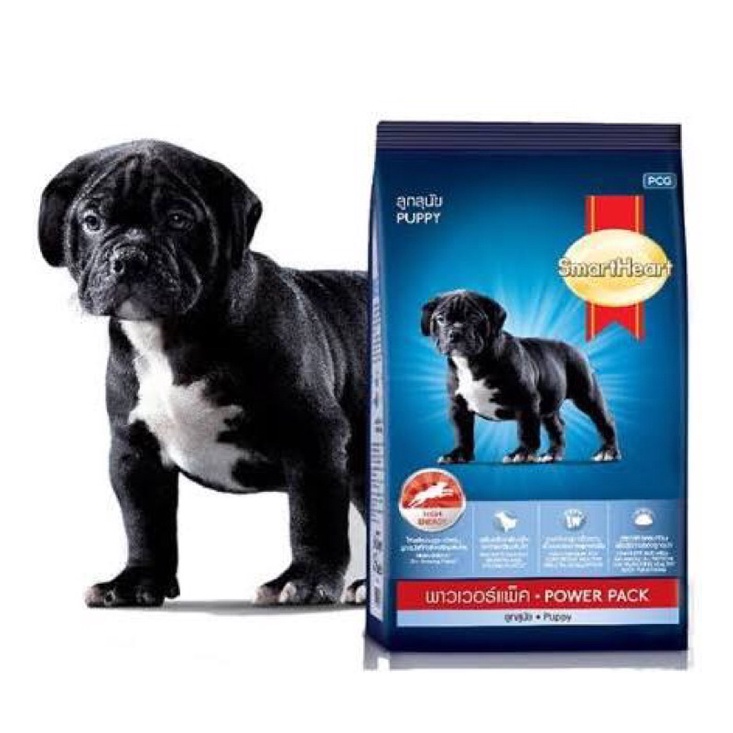 Thức ăn tạo cơ bắp Smartheart Power Pack Puppy và Aldult 3kg