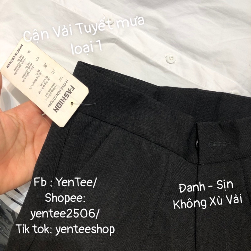 Quần baggy vải 1 cúc ( Loại 1 )
