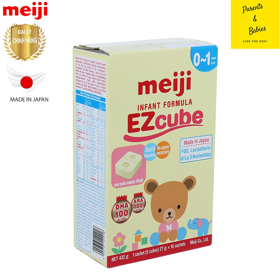 SỮA BỘT MEIJI EZ CUBE SỐ 1 432G