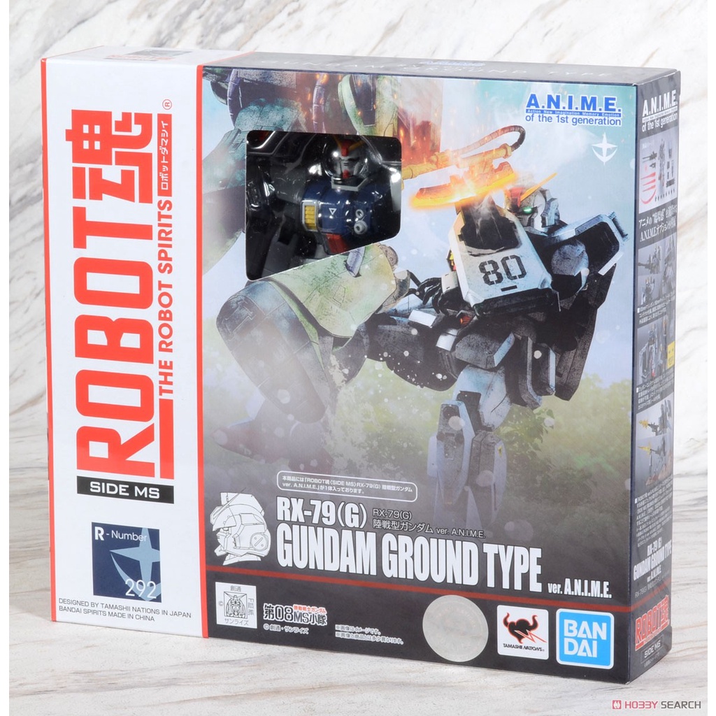 Mô Hình Gundam Ground Type Ver. Anime RX-79G Robot Spirits Side MS Bandai Đồ Chơi Nhật