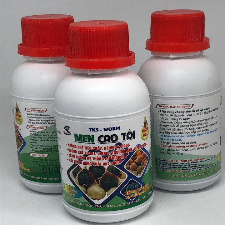 Men Cao Tỏi Đậm Đặc Cho Gà - Chai 100ml