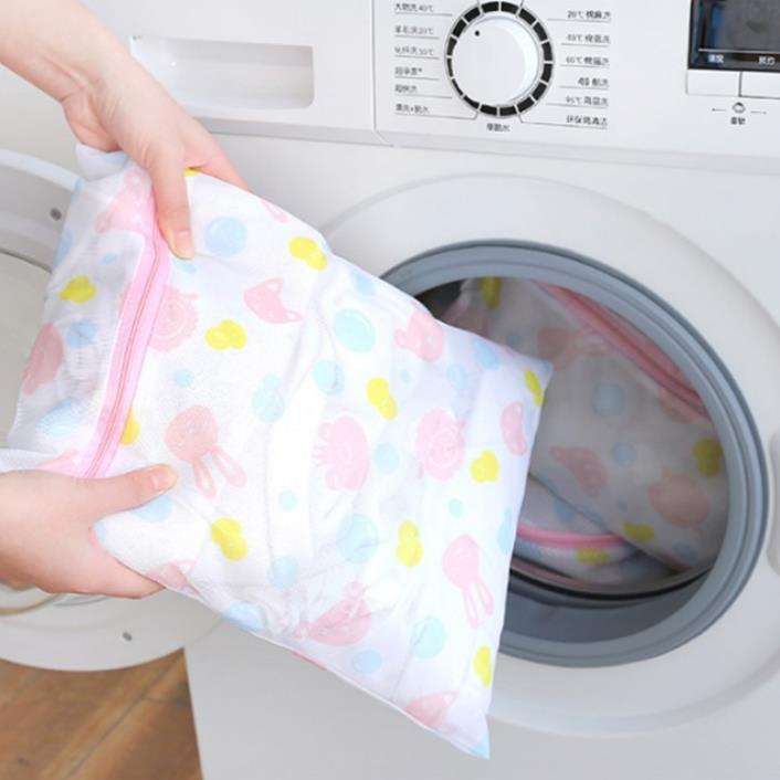 Set 5 Túi lưới giặt đồ tiện lợi - Bao lưới giặt bảo về quần áo, đồ lót, đồ em bé trẻ em dùng giặt máy - HS Shop Thủ Đức