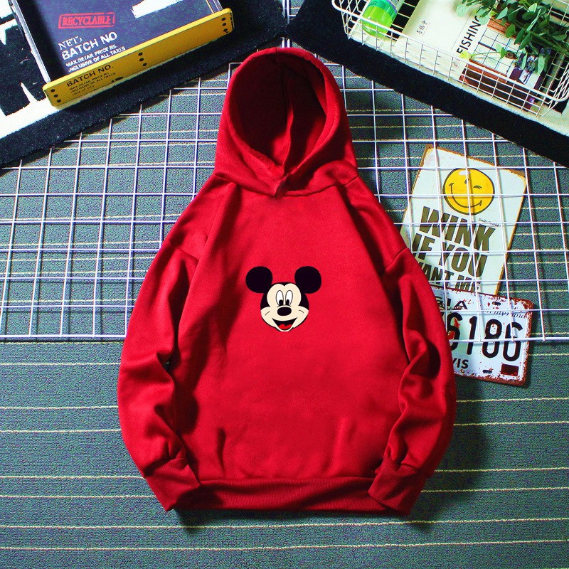 Áo Hoodie Dài Tay In Hình Dễ Thương Cho Bé