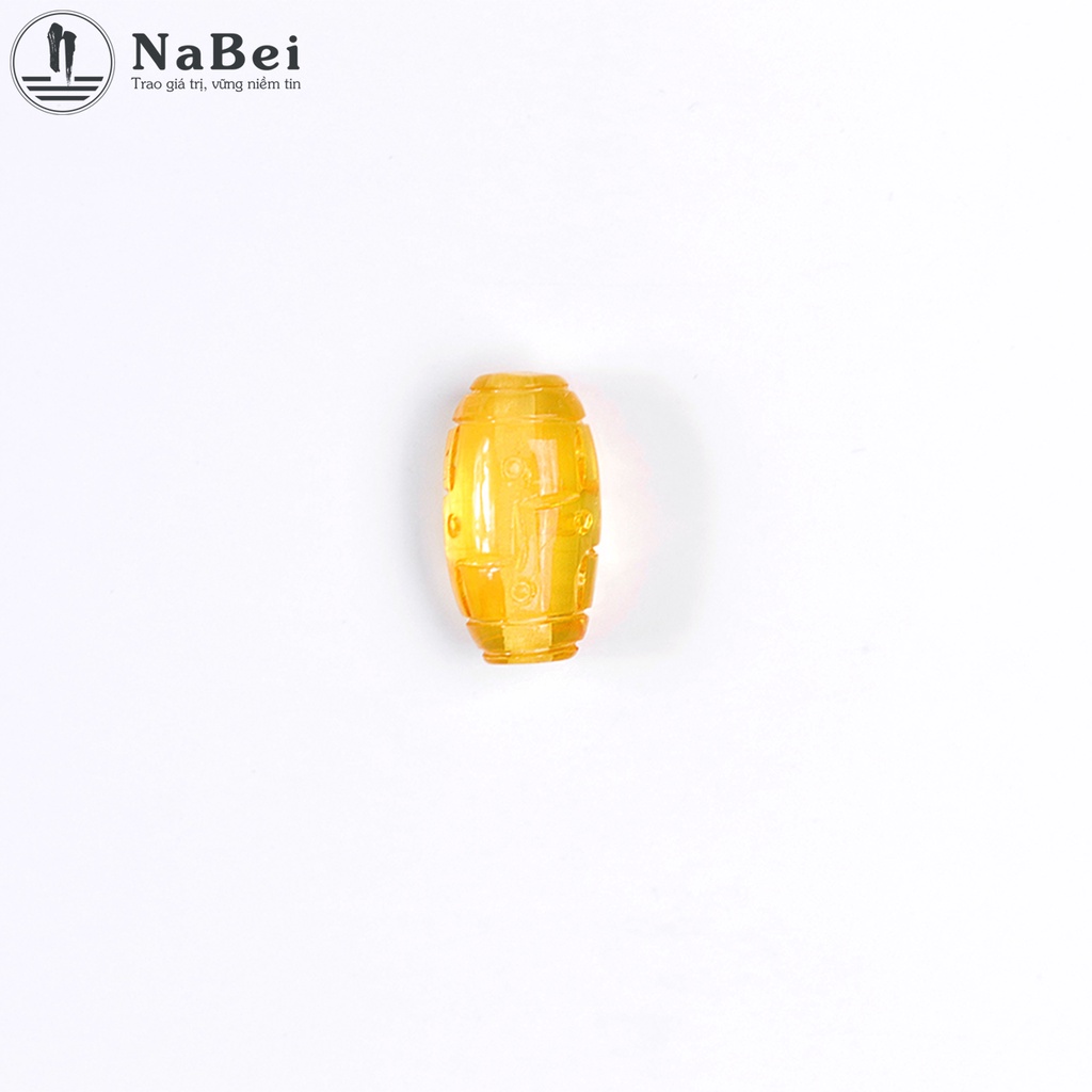 Charm Lu Thống Hổ Phách Tự Nhiên Mix Vòng Tay Cho Nam Nữ NB99 - Phong Thuỷ NaBei Store