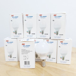 Combo 10 bóng đèn led búp G45 6W E14