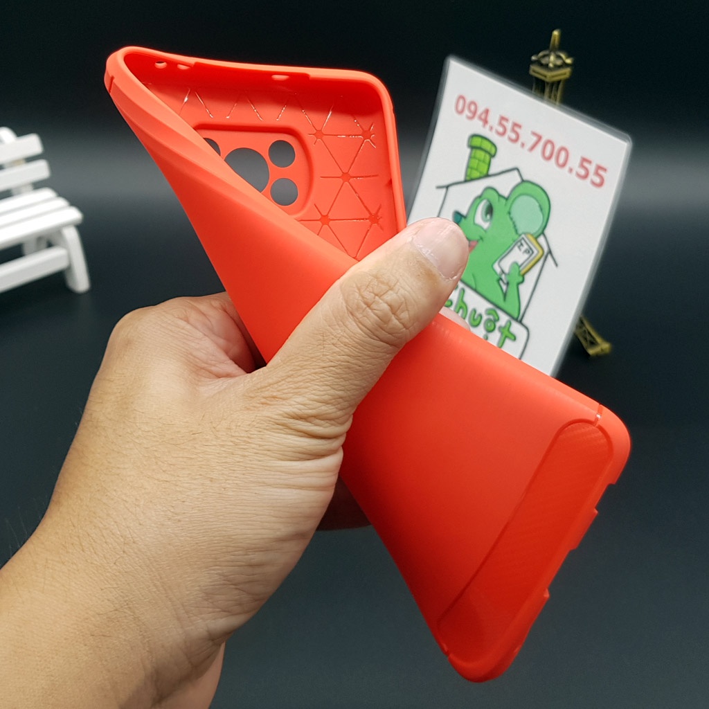 [Ảnh Thật] Ốp Lưng Xiaomi Poco X3/ X3 NFC/ X3 PRO Dẻo Carbon Phay Xước Chống Sốc
