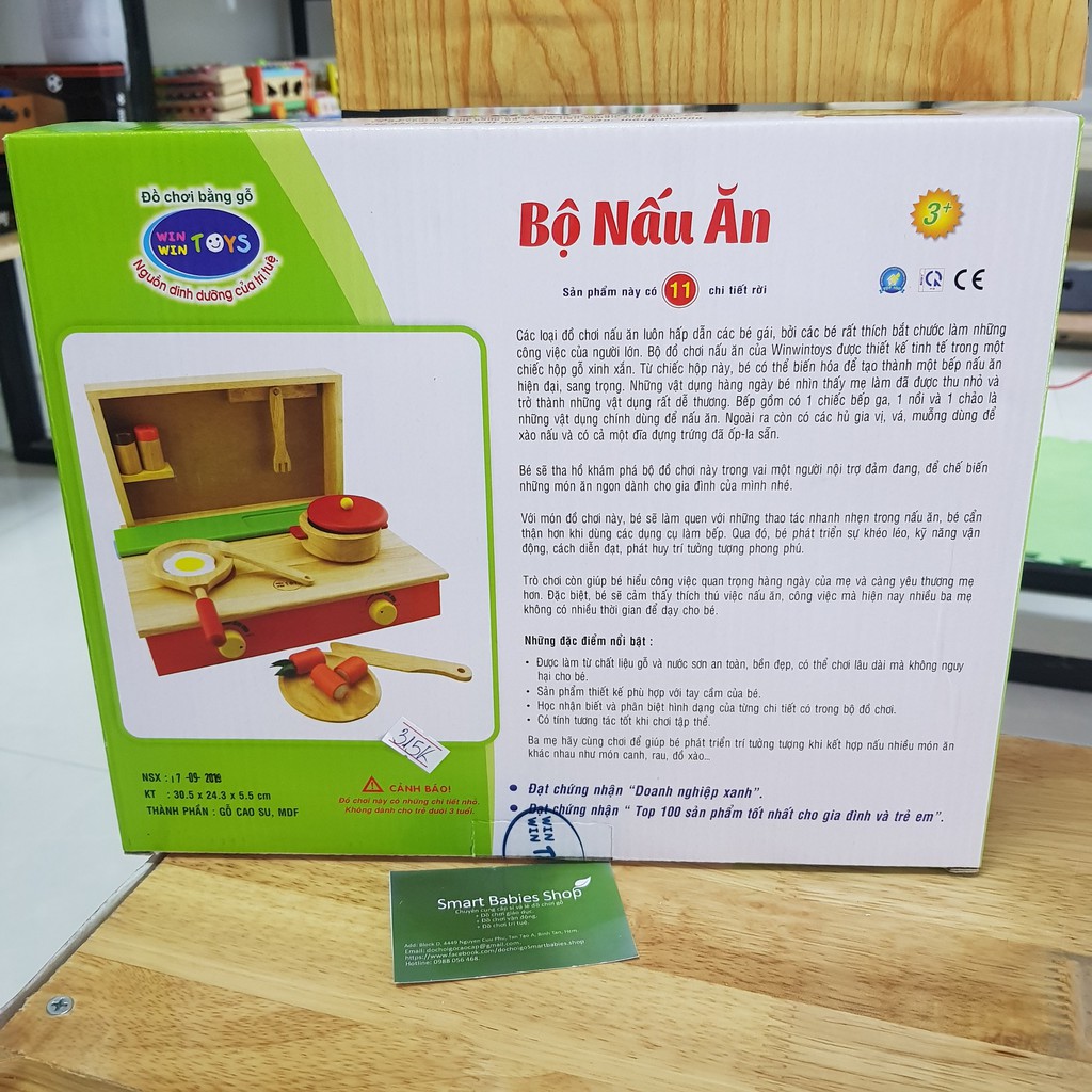 Bộ Bếp nấu ăn Winwintoys