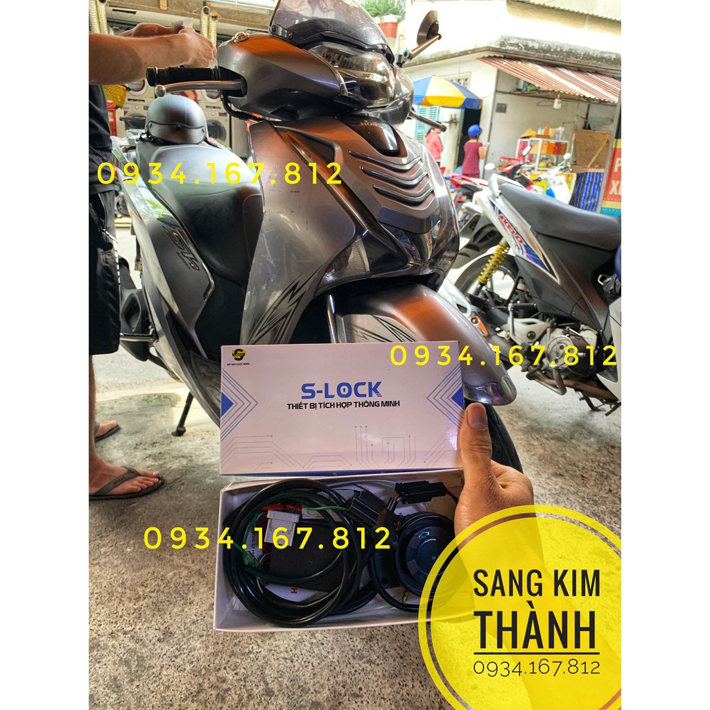 BỘ Khoá Slock CHỐNG TRỘM CHỐNG HAO BÌNH Khi Quên Tắt KHoá Smartkey Về OFF Cho xe SH 125 / 150 2017 2018 2019