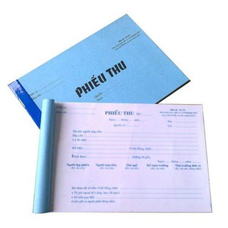 Combo 5 quyển Phiếu Thu khổ 13*18cm