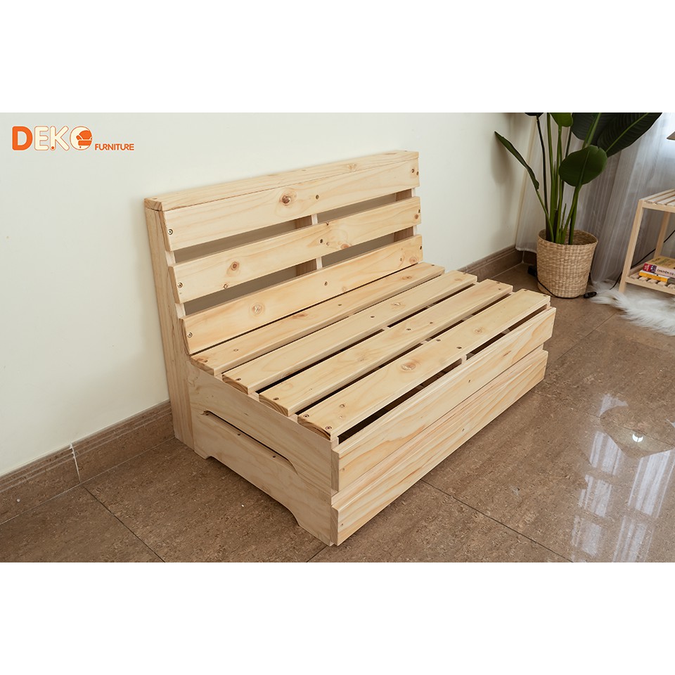 Ghế sofa DEKO pallet gỗ lắp ráp