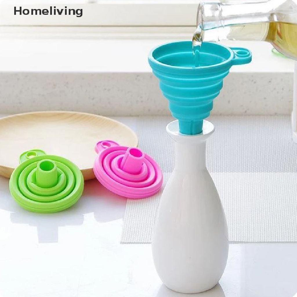 Phễu mini bằng silicon có thể gấp gọn tiện dụng