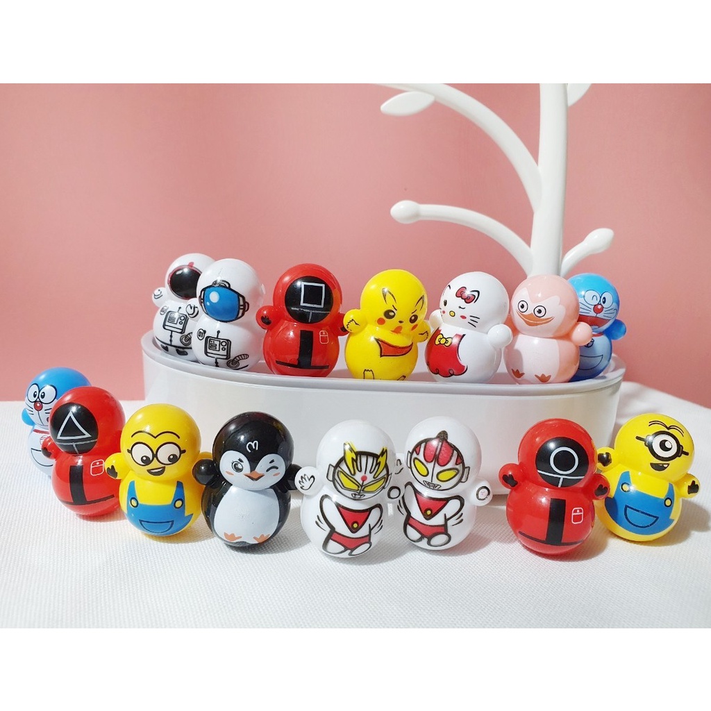 Lật Đật Mini Hình Các Nhân Vật Siêu Dễ Thương Cho Bé [Giao Ngẫu Nhiên]