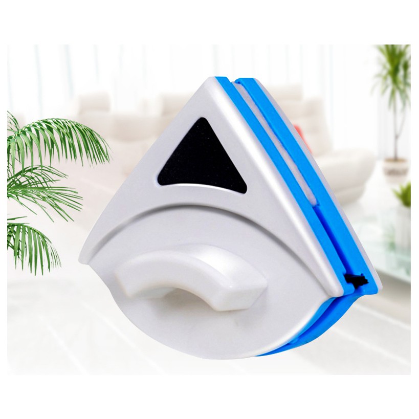 Bộ lau kính 2 mặt HÀNG NHẬP [Hút nam châm vĩnh cửu]