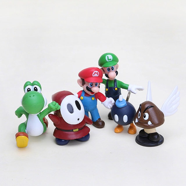 Có sẵn 2 mẫu ✨✨ Set 18 Mô Hình Super Mario ✨✨ 3.5cm > 6cm ✨✨ Không hộp
