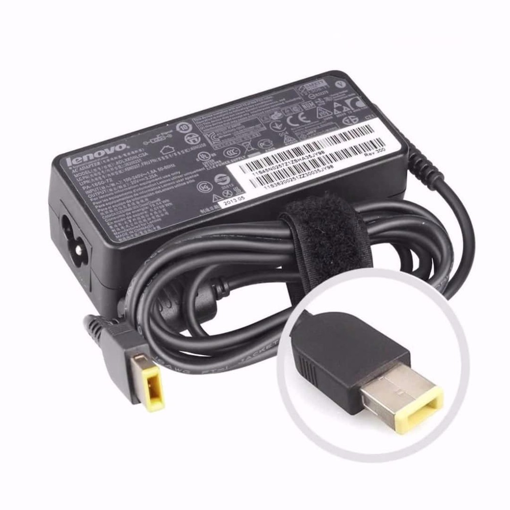 Bộ nguồn sạc adapter laptop Lenovo 45W/65W/90W 20V công suất thấp (Chân vuông kiểu USB) | BigBuy360 - bigbuy360.vn