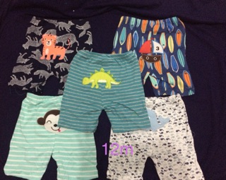 set 5 quần carter cho bé trai bé gái