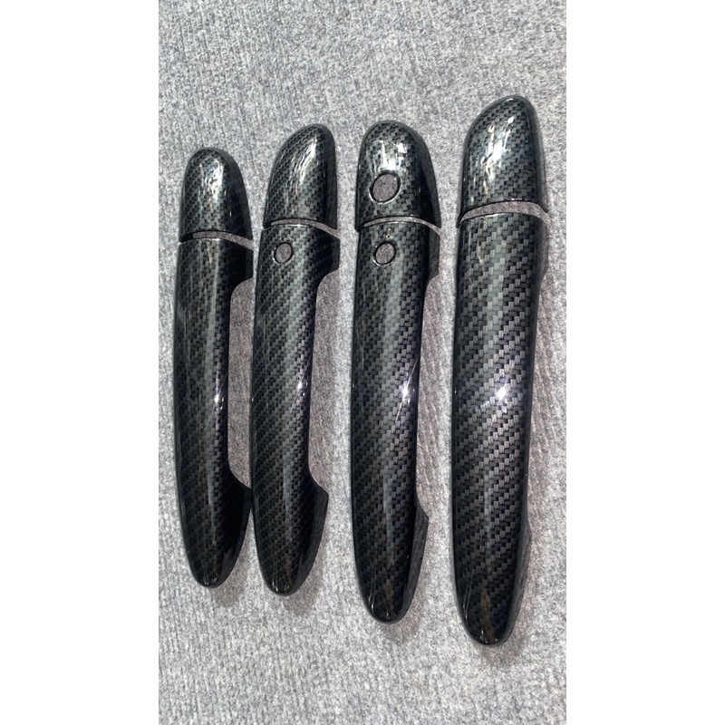 Ốp hõm cửa Ốp Gương chiếu hậu xe Mazda 3 2015 2016 2017 2018 2019 Carbon + Titan + Mạ Chrome ốp tay nắp bình xăng