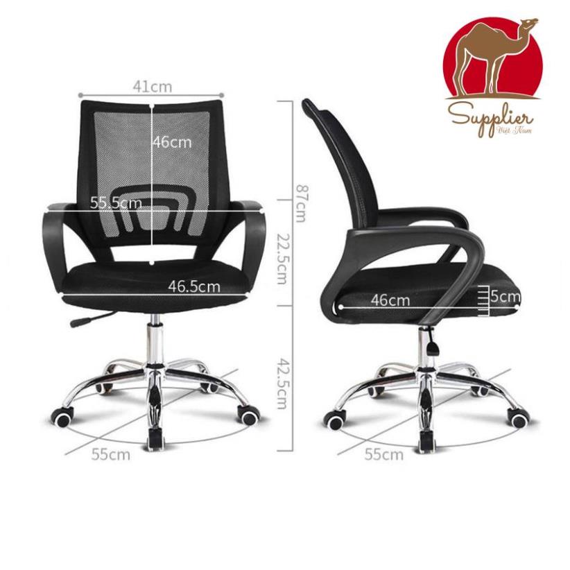 GHẾ XOAY CHO NHÂN VIÊN VĂN PHÒNG, HỌC SINH, SINH VIÊN, CHƠI MÁY TÍNH PC GAMING - MSP : G001