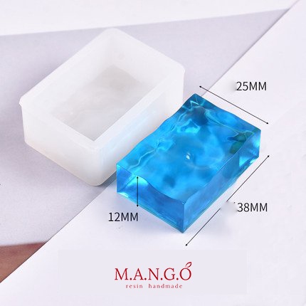 Khuôn silicon mô hình nước gợn sóng làm resin epoxy sáng tạo