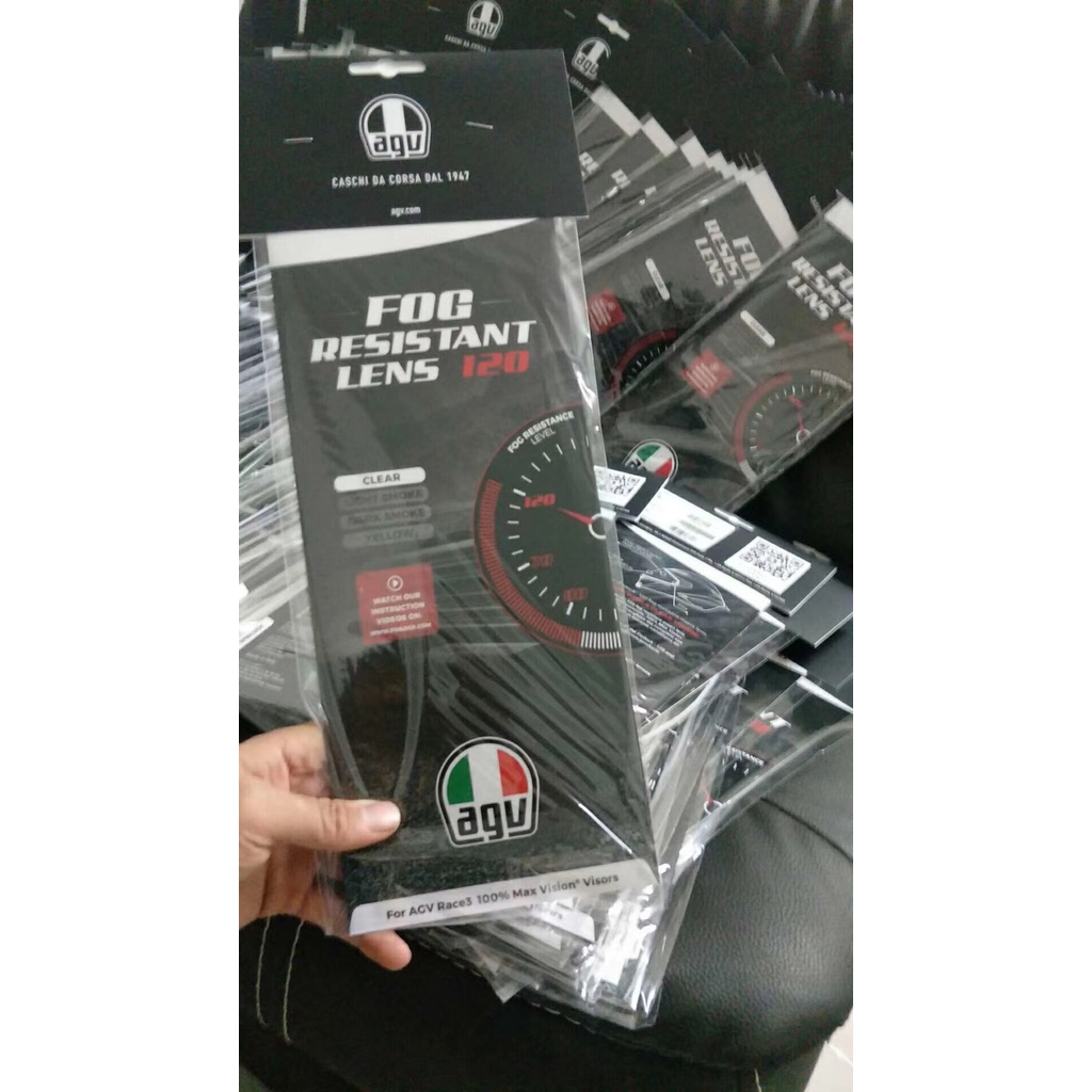 Đốm! Agv PISTA RACE 3 Nhãn Dán Trang Trí Móng Tay Đơn Chống Sương Mù Hoàn Hảo Với Lens